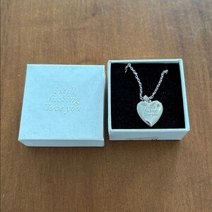 Olivia Rodrigo Silver Heart Locket Pendant Necklace I Still Love You Sour